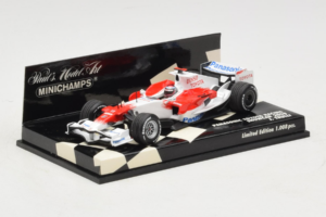 Toyota TF108 #9 J. Trulli Panasonic Toyota Racing Showcar F1 2008 Minichamps 1:43 400080081 Metall – Bild 2 von 5