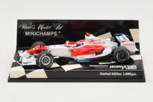 Toyota TF108 #9 J. Trulli Panasonic Toyota Racing Showcar F1 2008 Minichamps 1:43 400080081 Metall