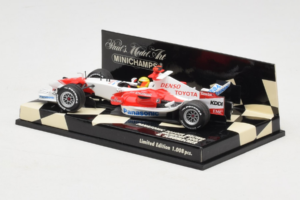 Toyota TF107 Panasonic #11 R. Schumacher Panasonic Toyota Racing Showcar 2007 Minichamps 1:43 400070081 Metall – Bild 3 von 5