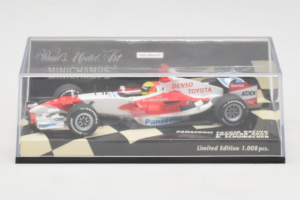 Toyota TF107 Panasonic #11 R. Schumacher Panasonic Toyota Racing Showcar 2007 Minichamps 1:43 400070081 Metall – Bild 5 von 5