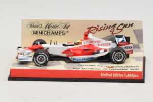 Panasonic Toyota Racing TF107 R. Schumacher F1 Showcar 2007 Minichamps 1:43 403070081 Metall