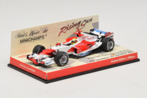 Panasonic Toyota Racing TF107 R. Schumacher F1 Showcar 2007 Minichamps 1:43 403070081 Metall – Bild 2 von 5