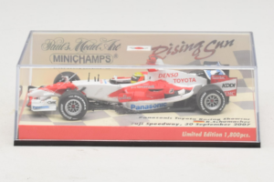 Panasonic Toyota Racing TF107 R. Schumacher F1 Showcar 2007 Minichamps 1:43 403070081 Metall – Bild 5 von 5