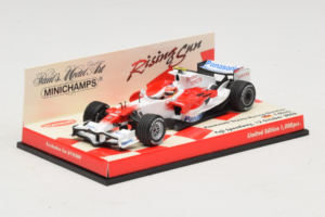 Panasonic Toyota Racing TF108 T. Glock F1 Showcar 2008 Minichamps 1:43 403080082 Metall – Bild 2 von 5