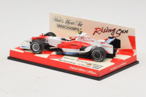 Panasonic Toyota Racing TF108 T. Glock F1 Showcar 2008 Minichamps 1:43 403080082 Metall – Bild 3 von 5