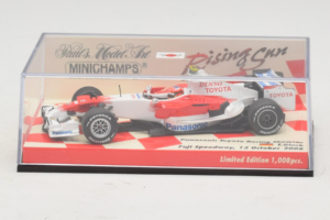 Panasonic Toyota Racing TF108 T. Glock F1 Showcar 2008 Minichamps 1:43 403080082 Metall – Bild 5 von 5