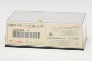 Toyota TF103 #21 C. da Matta Panasonic Toyota Racing F1 2003 Minichamps 1:43 AM26644B Metall – Bild 5 von 5