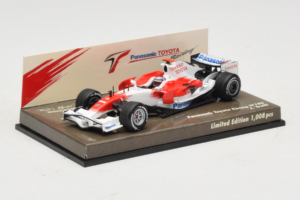 Toyota TF108 Panasonic #12 J. Trulli F1 2008 Minichamps 1:43 AM611513 Metall – Bild 2 von 5