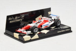 Toyota TF104 Panasonic #16 R. Zonta Panasonic Toyota Racing 2004 Minichamps 1:43 400040116 Metall – Bild 2 von 5