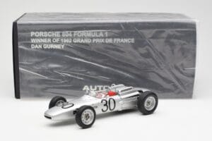 Porsche 804 #30 D. Gurney French Grand Prix 1962 AUTOart 1:18 86271 Metall – Bild 6 von 6