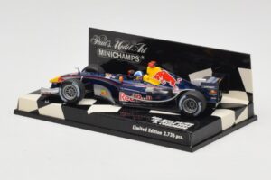 Red Bull Racing D. Coulthard Showcar 2005 Minichamps 1:43 400050084 Metall – Bild 3 von 5