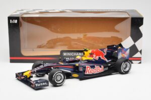 Red Bull RB6 #7 M. Webber Red Bull Racing Showcar 2010 Minichamps 1:18 150100076-R1 Metall – Bild 6 von 6