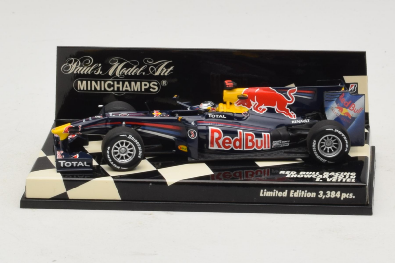 Red Bull Racing RB6 S. Vettel F1 Showcar 2010 Minichamps 1:43 400100075 Metall