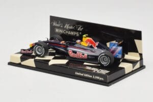 Red Bull Racing Renault RB5 #15 S. Vettel Showcar 2009 Minichamps 1:43 400090085 Metall – Bild 3 von 5