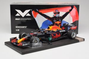 Red Bull RB16B #33 M. Verstappen Dutch GP Winner 2021 Minichamps 1:18 113212533 Metall – Bild 6 von 7