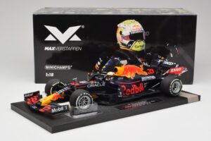 Red Bull RB16B #33 M. Verstappen Styrian & Austrian GP Winner 2021 Minichamps 1:18 113210933 Metall – Bild 6 von 6