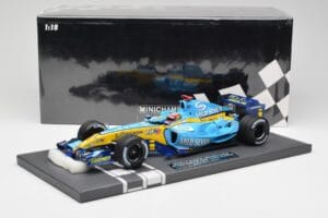 Renault F1 Team R25 #5 F. Alonso 3rd Place Brazil GP 2005 World Champion Minichamps 1:18 117051705 Metall – Bild 7 von 7