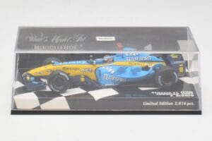 Renault R25 F. Alonso F1 World Champion Showcar 2005 Minichamps 1:43 400050075 Metall – Bild 4 von 5