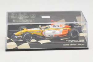 Renault R27 #3 G. Fisichella Renault F1 Team Showcar 2007 Minichamps 1:43 400070073 Metall – Bild 4 von 5