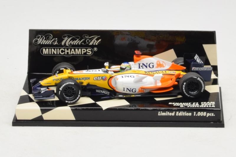 Renault R27 #3 G. Fisichella Renault F1 Team Showcar 2007 Minichamps 1:43 400070073 Metall