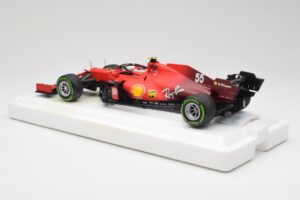 Scuderia Ferrari SF21 #55 C. Sainz Emilia Romagna GP 2021 BBR 1:18 BBR211855 Metall – Bild 5 von 7