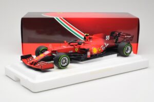 Scuderia Ferrari SF21 #55 C. Sainz Emilia Romagna GP 2021 BBR 1:18 BBR211855 Metall – Bild 7 von 7