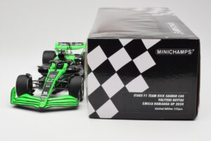 Stake F1 Team Kick Sauber C44 #77 V. Bottas Emilia Romagna GP 2024 Minichamps 1:18 147240177 Metall – Bild 6 von 7