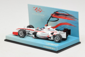 Super Aguri SA05 Honda #22 T. Sato 1st GP Bahrain 2006 Minichamps 1:43 518064322 Metall – Bild 3 von 5