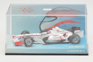 Super Aguri SA05 Honda #22 T. Sato 1st GP Bahrain 2006 Minichamps 1:43 518064322 Metall – Bild 4 von 5