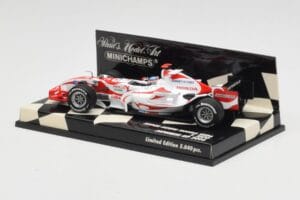 Super Aguri Honda SA06 #22 T. Sato Japanese GP 2006 Minichamps 1:43 400060122 Metall – Bild 3 von 5
