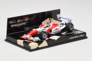 Toyota TF104 Panasonic Racing #0 R. Zonta 3rd Driver 2004 Minichamps 1:43 400040038 Metall – Bild 2 von 5
