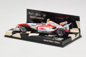 Toyota TF104 Panasonic Racing #0 R. Zonta 3rd Driver 2004 Minichamps 1:43 400040038 Metall – Bild 3 von 5