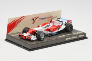 Toyota TF108 Showcar J. Trulli 2008 Minichamps 1:43 AM601297 Metall – Bild 2 von 5
