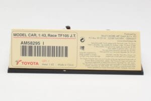 Toyota TF105 #16 J. Trulli F1 2005 Minichamps 1:43 AM58295 Metall – Bild 5 von 5