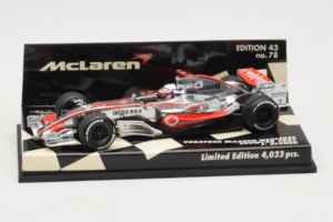 McLaren MP4-22 Mercedes #1 F. Alonso Vodafone McLaren Showcar F1 2007 Minichamps 1:43 530074371 Metall