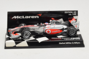 Vodafone McLaren Mercedes MP4-25 J. Button F1 Showcar 2010 Minichamps 1:43 530104371 Metall