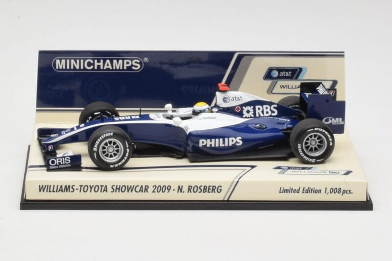 Williams FW31 N. Rosberg F1 Showcar 2009 Minichamps 1:43 Williams FW31 N. Rosberg F1 Showcar 2009 Minichamps 1:43 400090086 Metall
