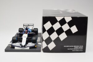 Williams FW43B Mercedes #63 G. Russell Belgian GP 2021 Minichamps 1:18 117211363 Resin – Bild 6 von 7