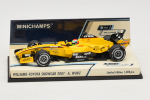 Williams FW29 Toyota A. Wurz Williams F1 Team Showcar 2007 Minichamps 1:43 400070087 Metall