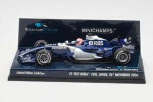 Williams FW28 Toyota K. Nakajima F1 Test Debut 2006 Minichamps 1:43 400060135 Metall – Bild 3 von 6
