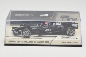 Williams Toyota FW29B K. Nakajima Jerez Test 14. Januar 2008 Minichamps 1:43 400080108 Metall – Bild 5 von 5