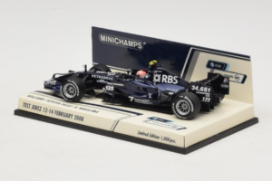 Williams FW30 Toyota #8 K. Nakajima Test Jerez Feb 2008 Minichamps 1:43 400080208 Metall – Bild 3 von 5