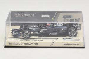 Williams FW30 Toyota #8 K. Nakajima Test Jerez Feb 2008 Minichamps 1:43 400080208 Metall – Bild 4 von 5