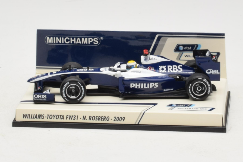Williams FW31 Toyota #16 N. Rosberg F1 2009 Minichamps 1:43 400090016 Metall