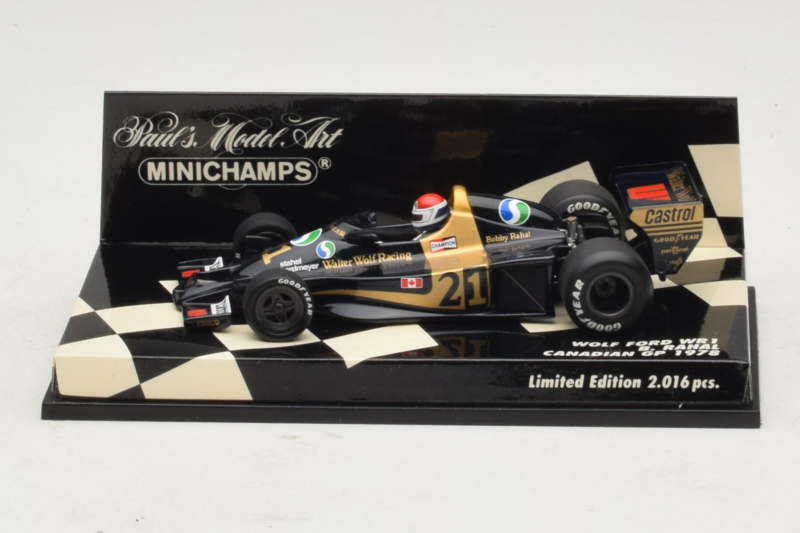 Wolf WR1 Ford B. Rahal F1 1978 Minichamps 1:43 400780021 Metall