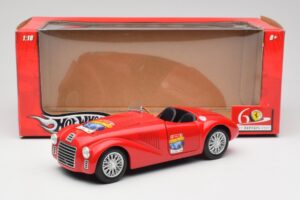 Ferrari 166 MM Barchetta Rot Hot Wheels 1:18 B6054 Metall – Bild 8 von 8