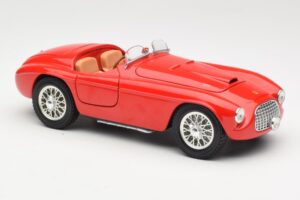 Ferrari 166 MM Barchetta Rot Hot Wheels 1:18 B6054-1 Metall – Bild 6 von 8