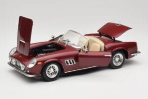 Ferrari 250 GT California Spider LWB Kastanienrot Hot Wheels 1:18 25727 Metall – Bild 2 von 8