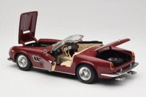 Ferrari 250 GT California Spider LWB Kastanienrot Hot Wheels 1:18 25727 Metall – Bild 5 von 8