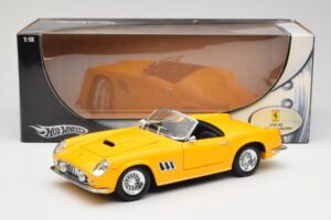 Ferrari 250 GT California Spider Gelb Hot Wheels 1:18 23905 Metall – Bild 8 von 8